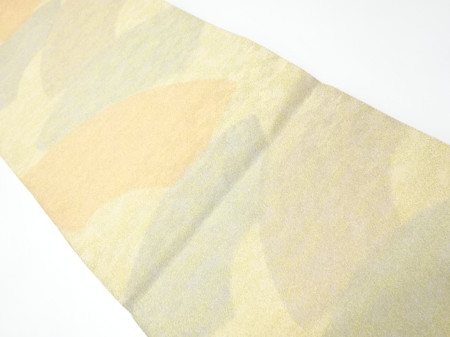 リサイクル　地紙模様織り出し全通袋帯